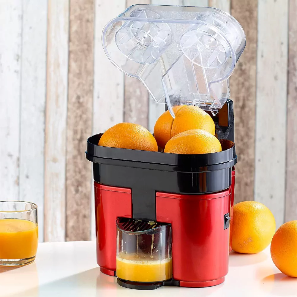 Dual Orange Juicer en babeldokkan