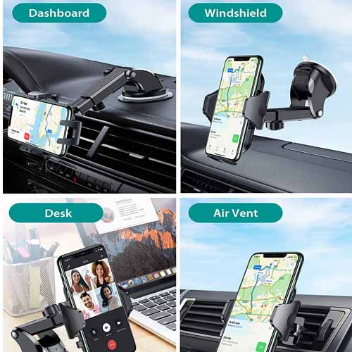 Adjustable Mobile Holder-KS-TGR - حامل موبايل السيارة العمل 8